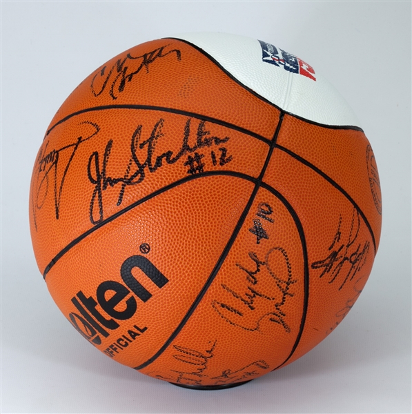 1992 dream team signed basketball
