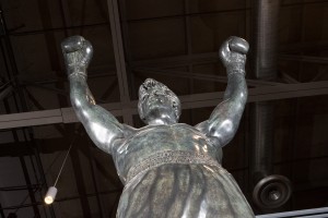 Rocky Statue Up-Close