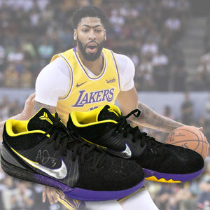 2019-20 Anthony Davis Dual-Signed Pair of Lakers Game Worn Nike