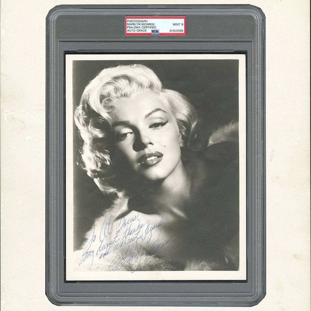 1950s Original Signed Marilyn Monroe Photograph - ONE OF THE FINEST ...